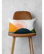 Mountain & Sun Print Lumbar Pillowcase