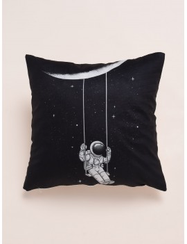 Astronaut Swinging Print Cushion Cover