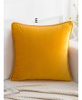 1pc Solid Color Velvet Cushion Cover