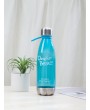 1pc Slogan Print Plastic Water Bottle